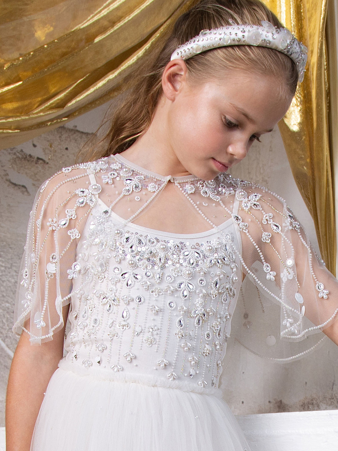 Tutu Du Monde Pearlescent Treasure Headband - Arctic Cotton