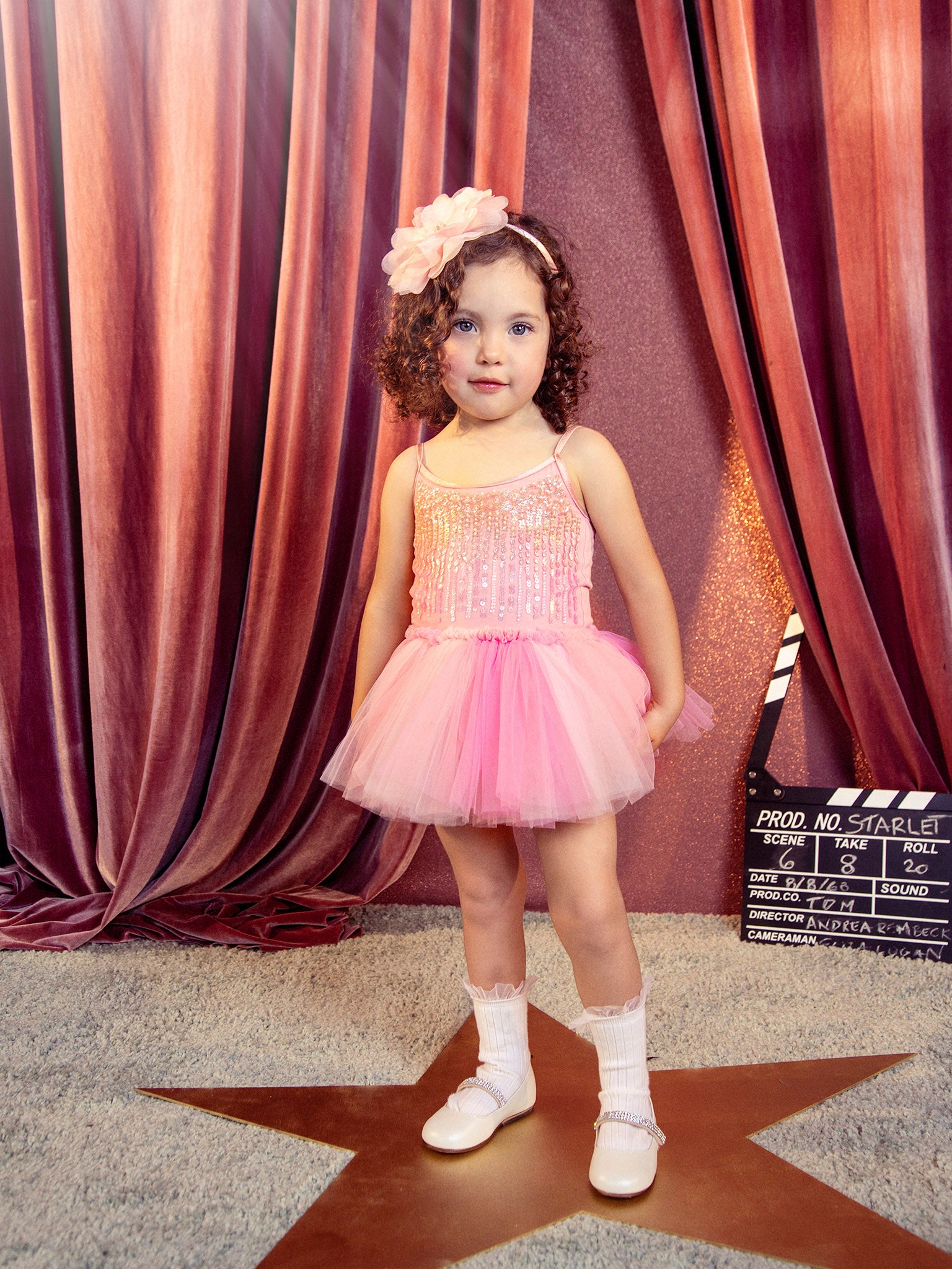 Tutu Du Monde Bebe Shirley Sparkle Tutu Dress - Peach Blush Mix