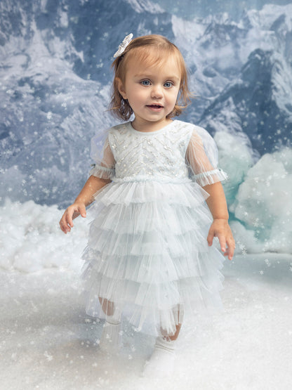 Tutu Du Monde Bebe Diamond Drift Tutu Dress - Illusion Blue