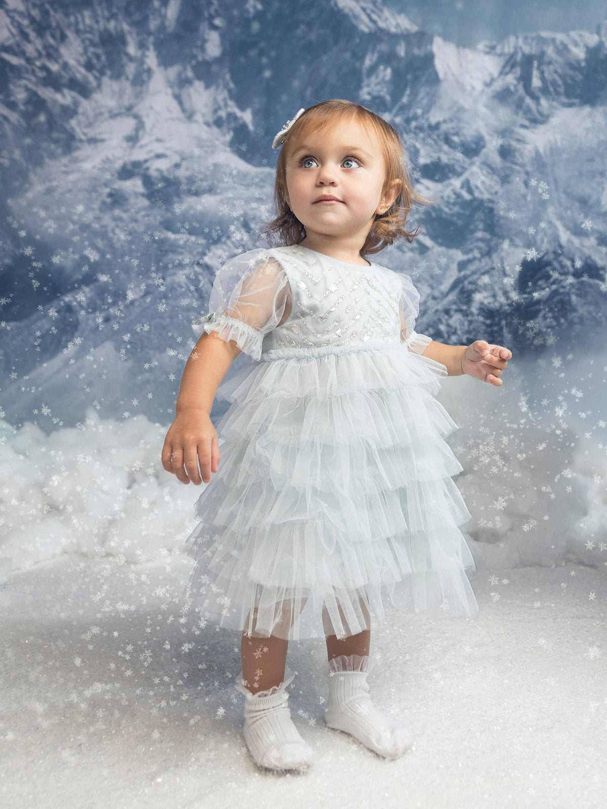 Tutu Du Monde Bebe Diamond Drift Tutu Dress - Illusion Blue
