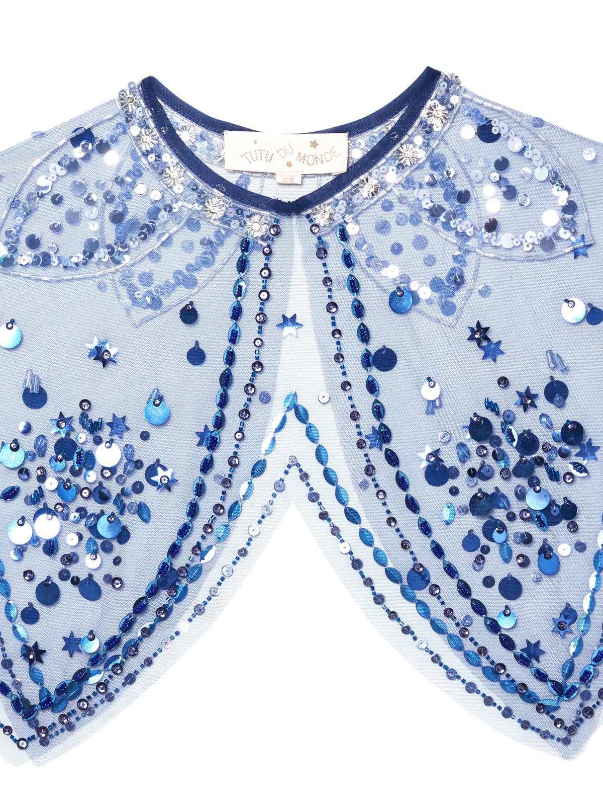 Tutu Du Monde Winter Waltz Cape - Deep Ultramarine