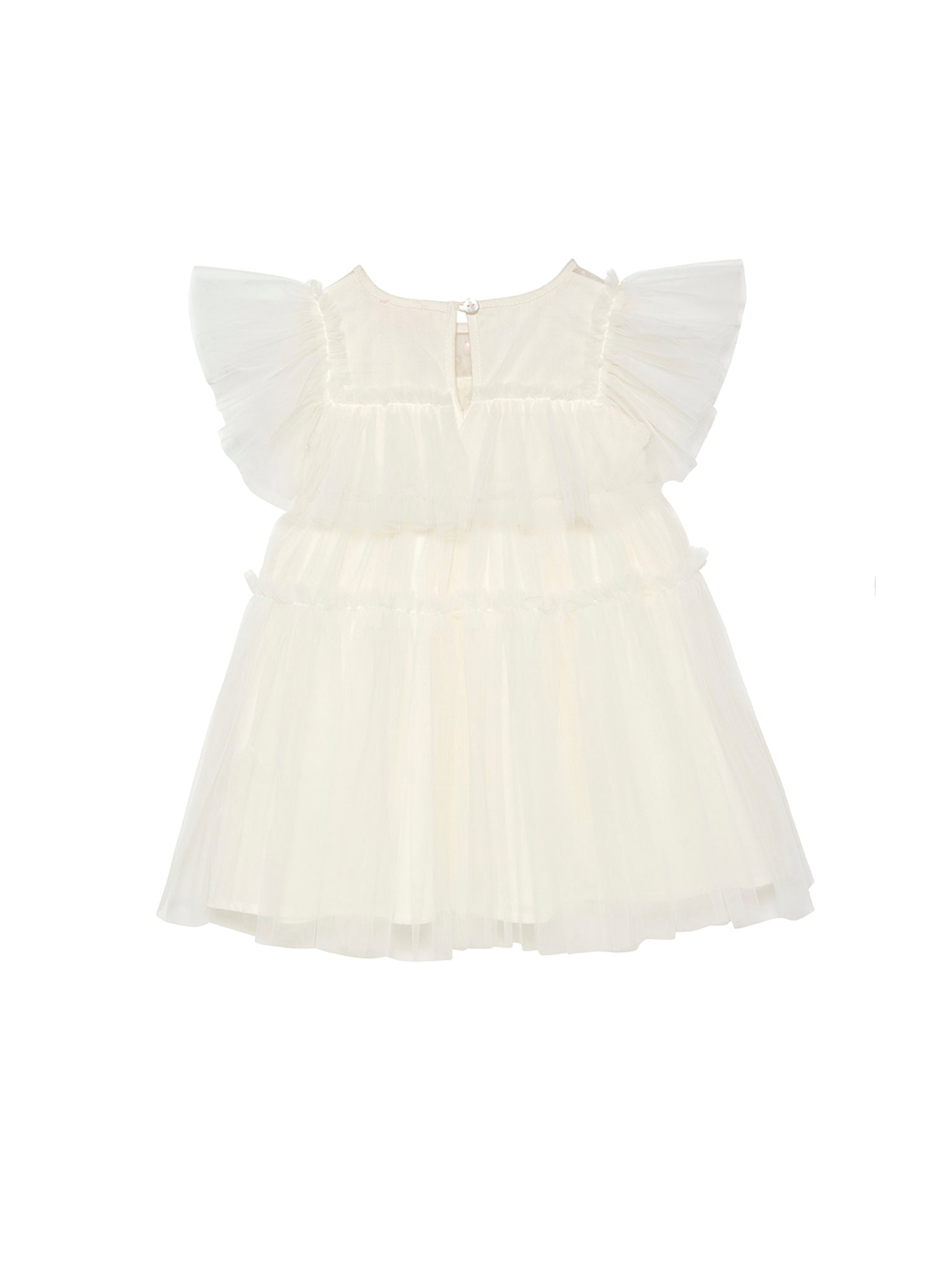 Tutu Du Monde Bebe Ziegfeld Tulle Dress - Milk