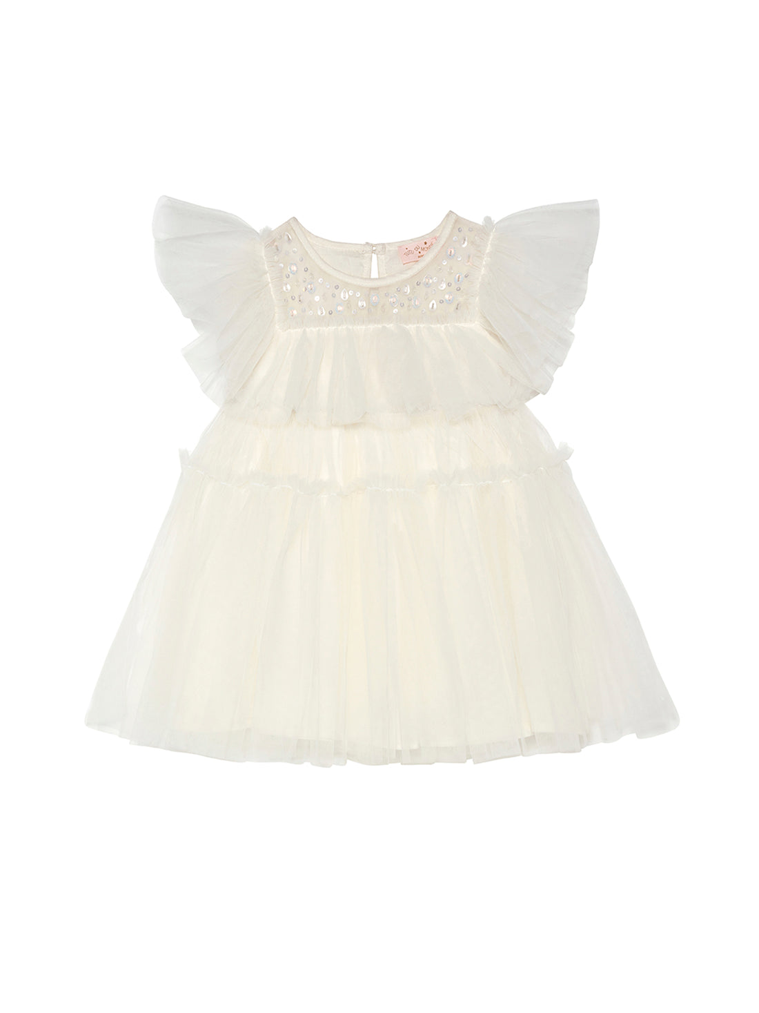 Tutu Du Monde Bebe Ziegfeld Tulle Dress - Milk
