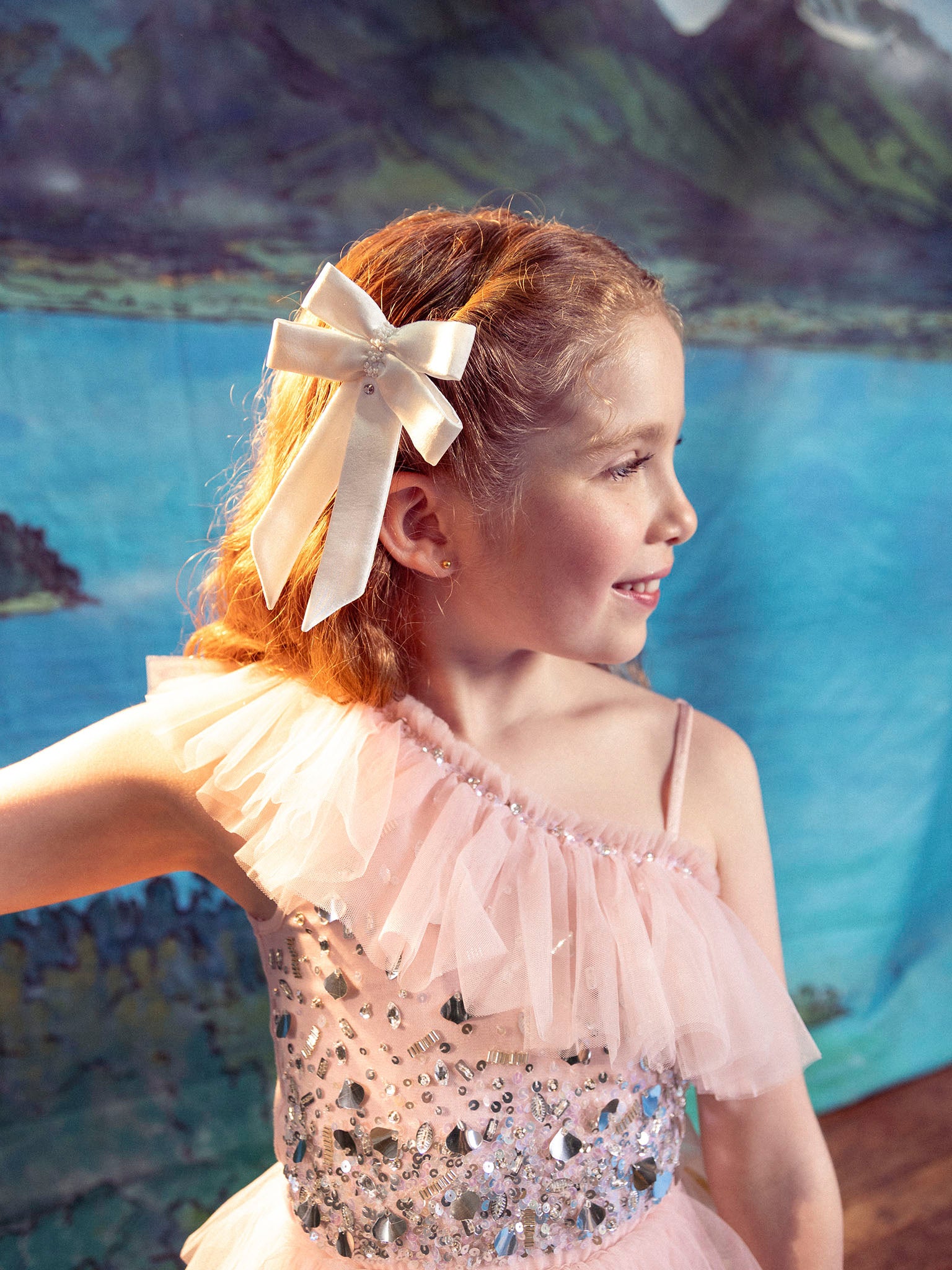 Tutu Du Monde Bow De Star Hairclip - Milk