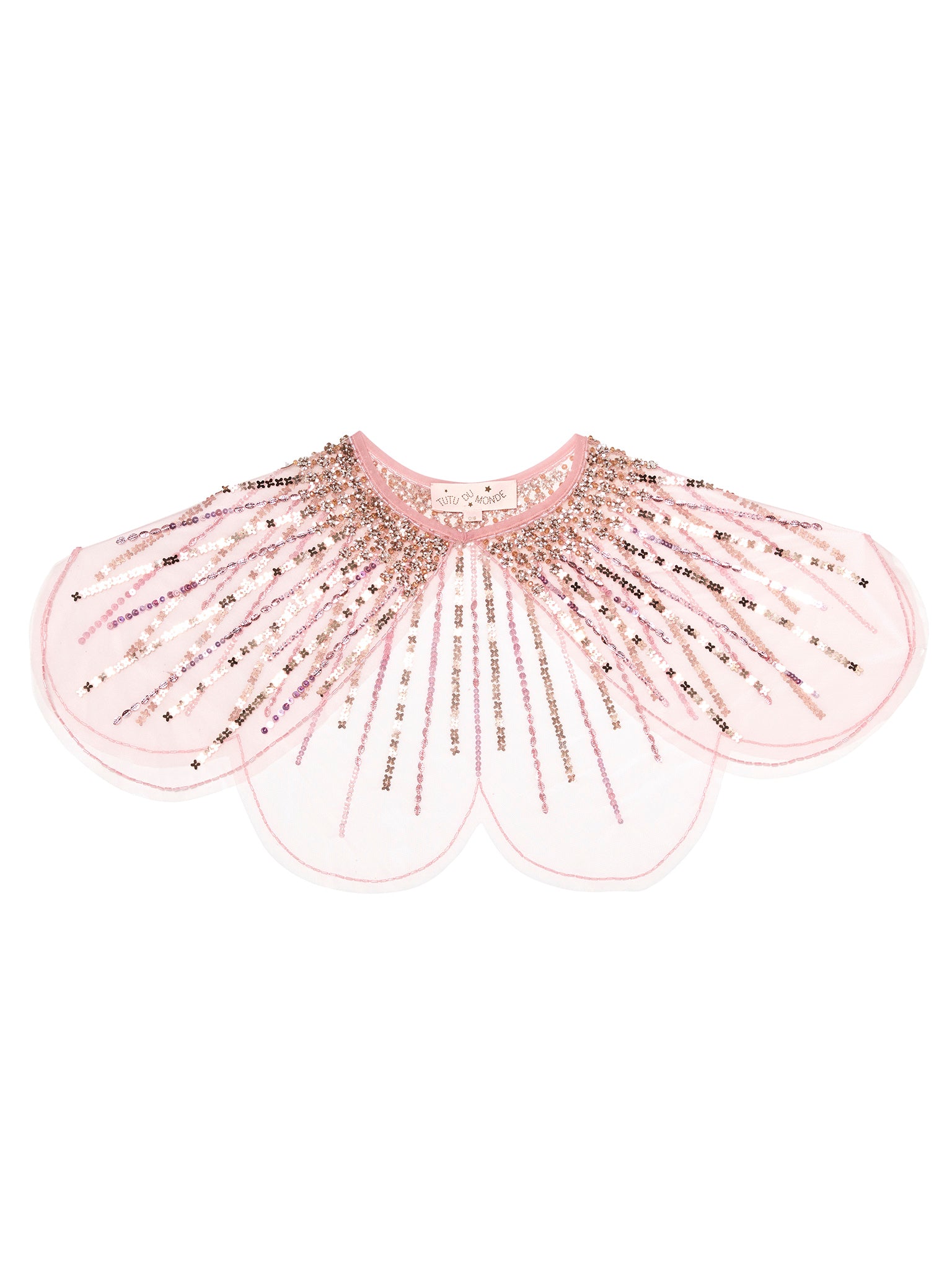 Tutu Du Monde Shirley Sparkle Cape - Peach Blush