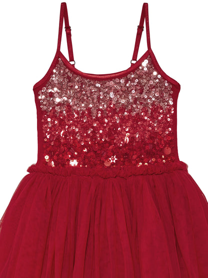 Tutu Du Monde Bebe Winter Waltz Tutu Dress - Red Velvet
