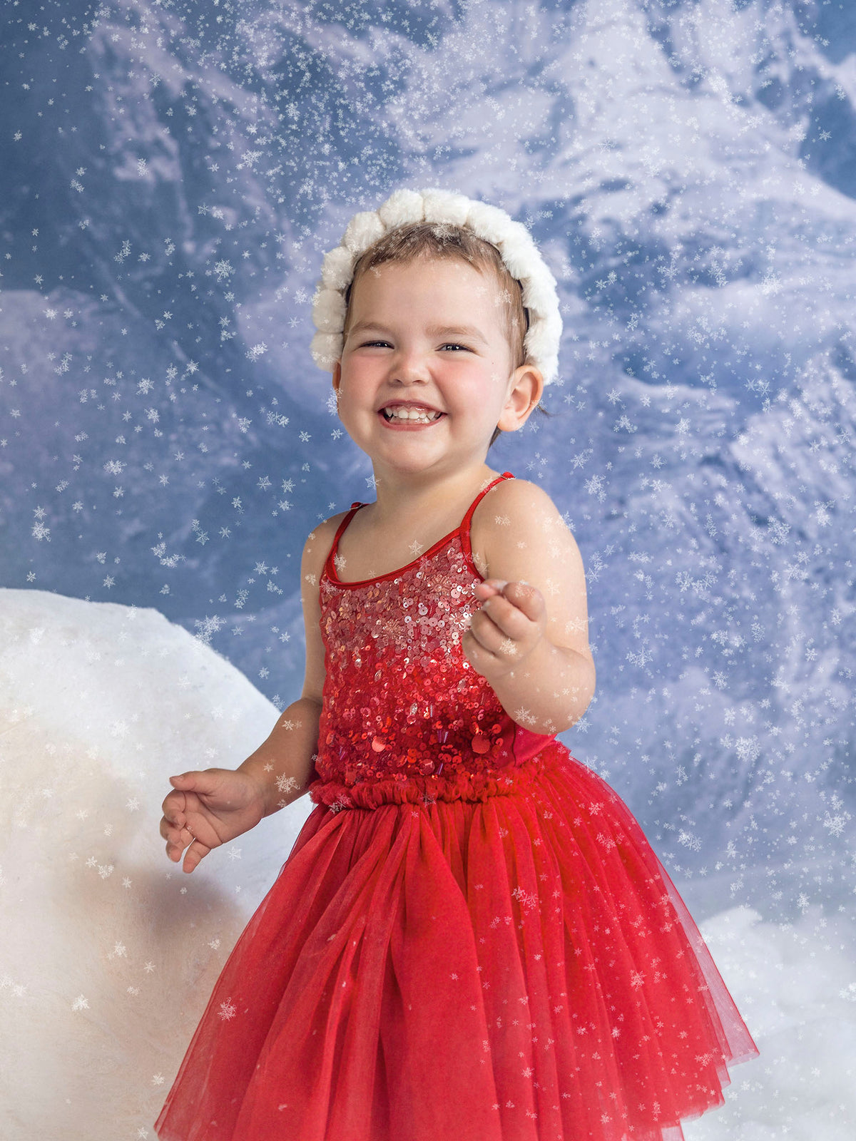 Tutu Du Monde Bebe Winter Waltz Tutu Dress - Red Velvet