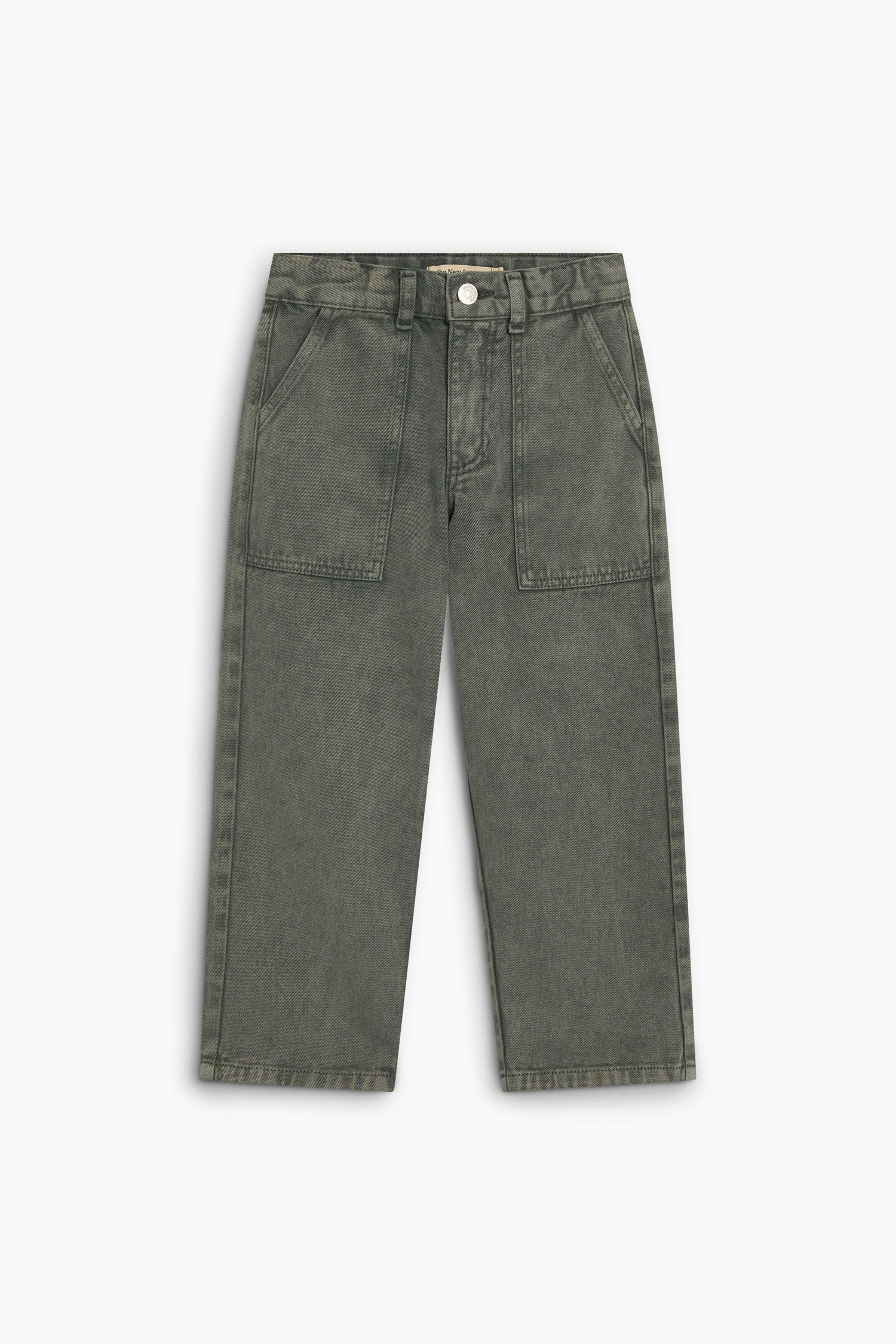 The New Society TNS Denim Baggy Pant - Tea Leaf