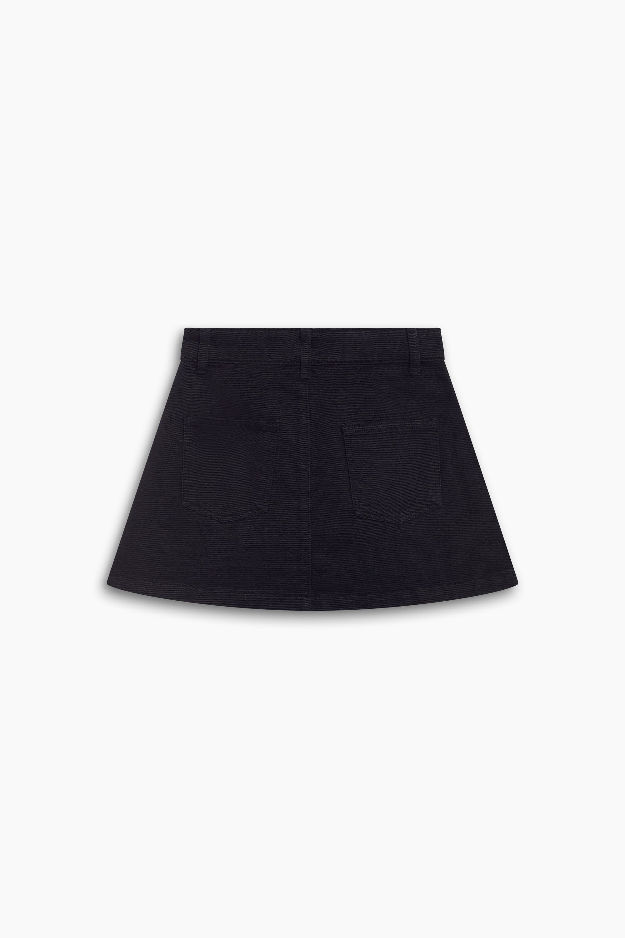 The New Society TNS Teen Denim Studded Skirt - Moonless Night