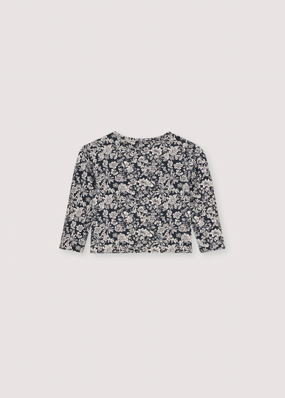 The New Society TNS Jersey Baby Tee - Lilth Print
