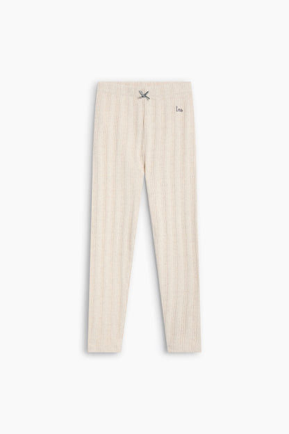 The New Society TNS Legging - Whisper White Melange