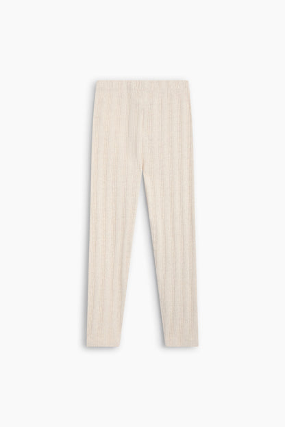 The New Society TNS Legging - Whisper White Melange
