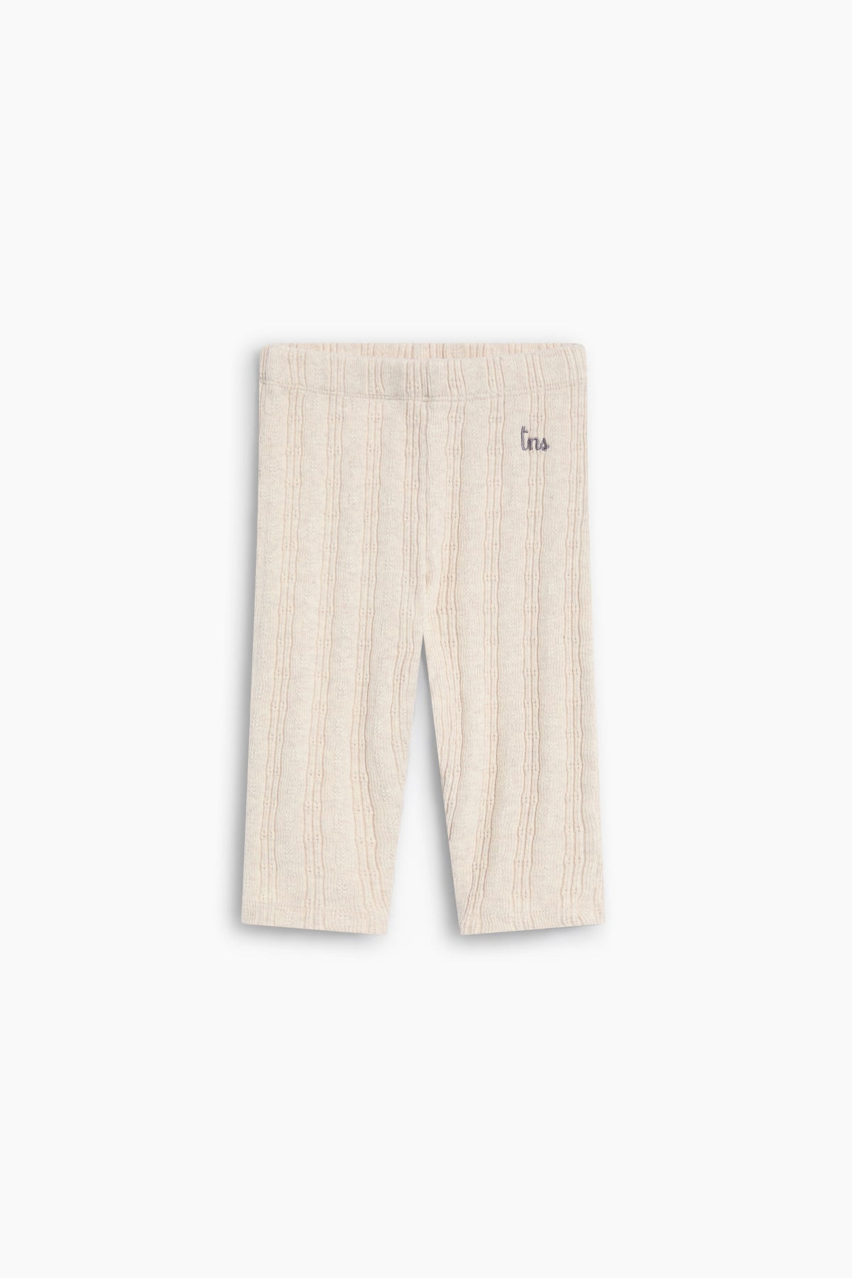 The New Society TNS Logo Baby Legging Special - Whisper White Melange
