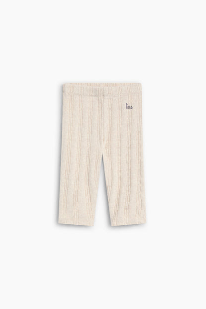 The New Society TNS Logo Baby Legging Special - Whisper White Melange