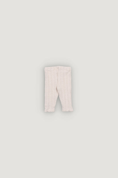 The New Society TNS Logo Baby Legging Special - Whisper White Melange