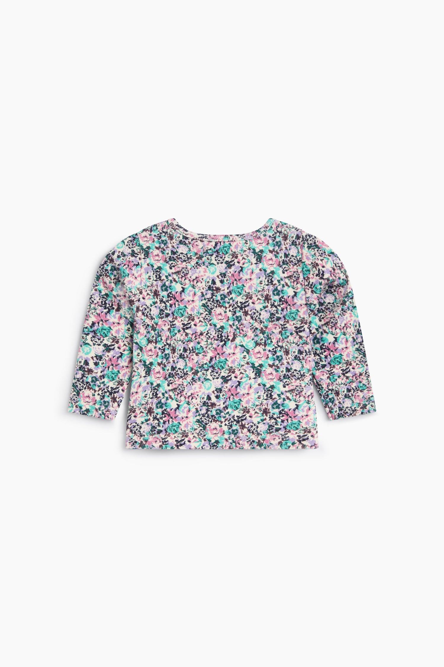 The New Society TNS Logo Rib Baby Tee - Ashby Print