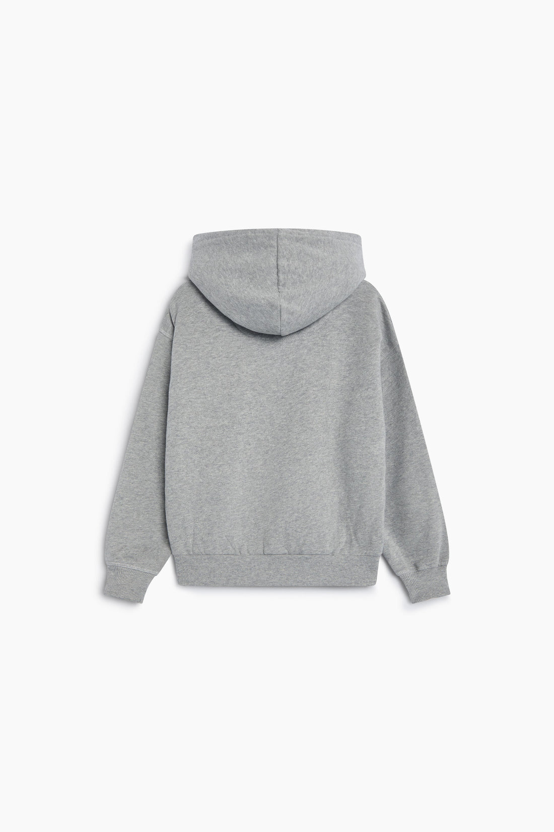 The New Society Logo Hoodie - Mid Grey Melange