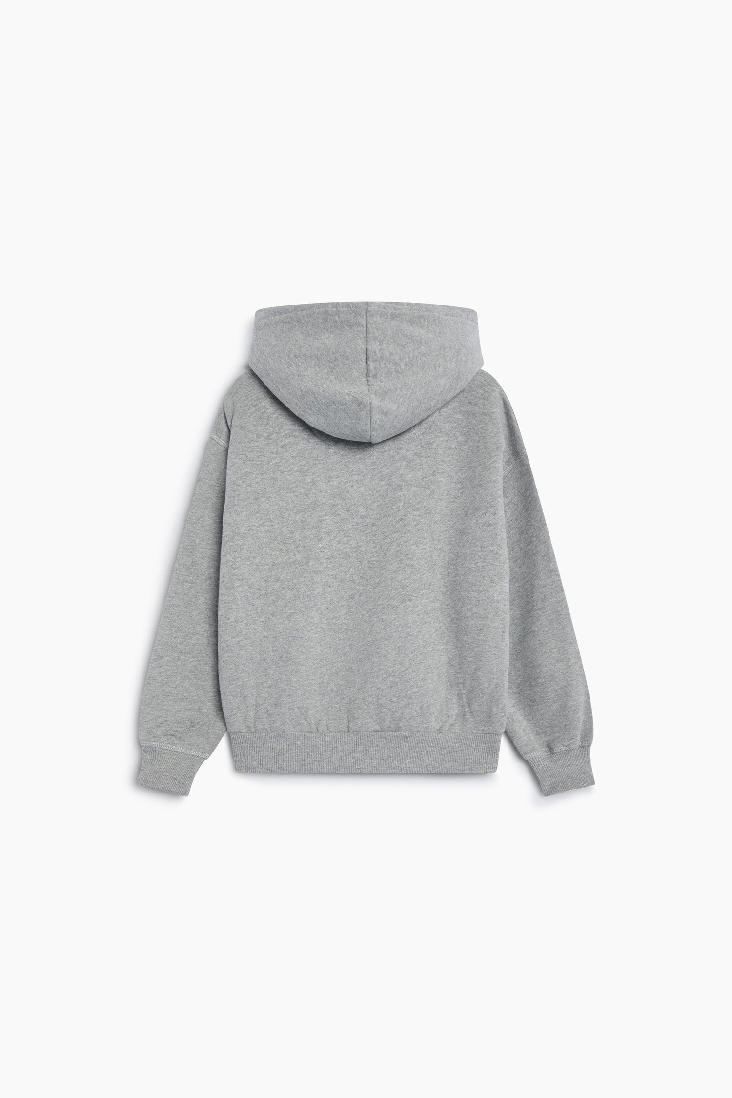 The New Society Logo Hoodie - Mid Grey Melange