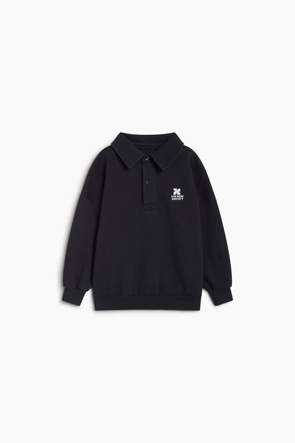 The New Society Logo Polo - Forged Iron
