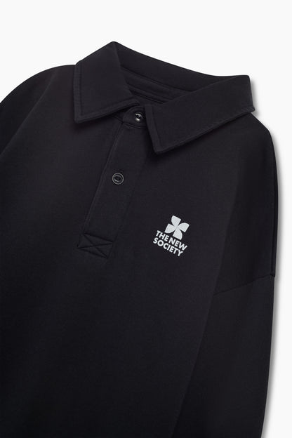 The New Society Logo Polo - Forged Iron