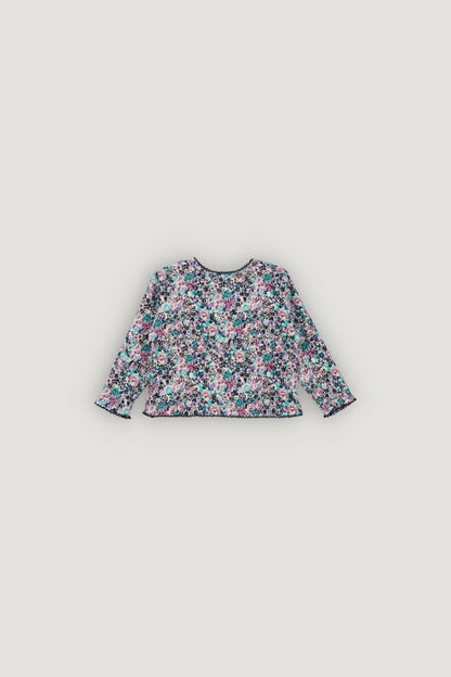 The New Society TNS Logo Rib Baby Tee - Ashby Print