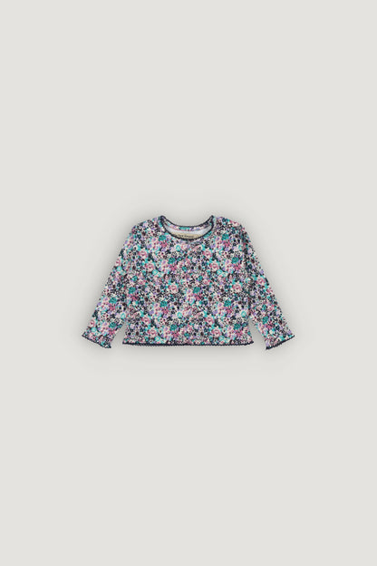 The New Society TNS Logo Rib Baby Tee - Ashby Print