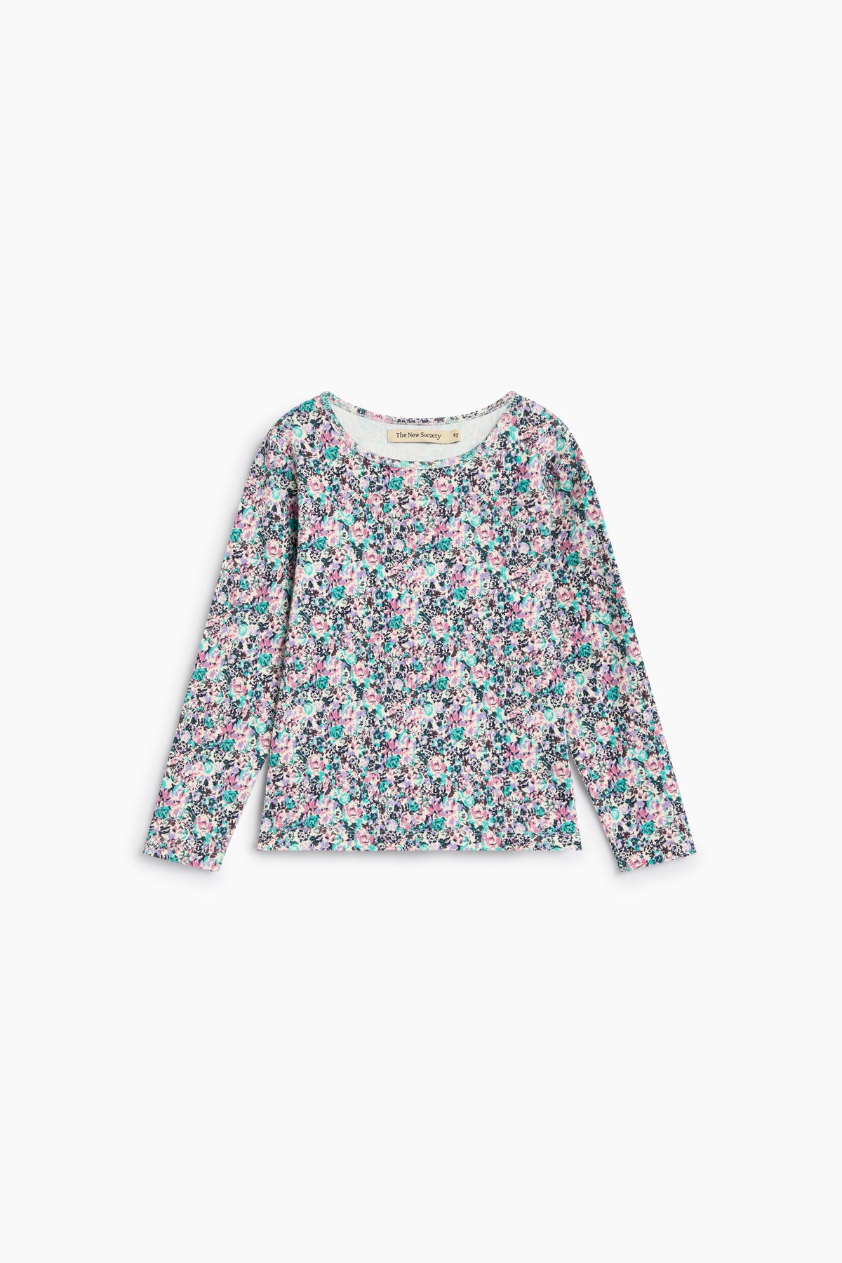The New Society TNS Rib Tee - Ashby Print