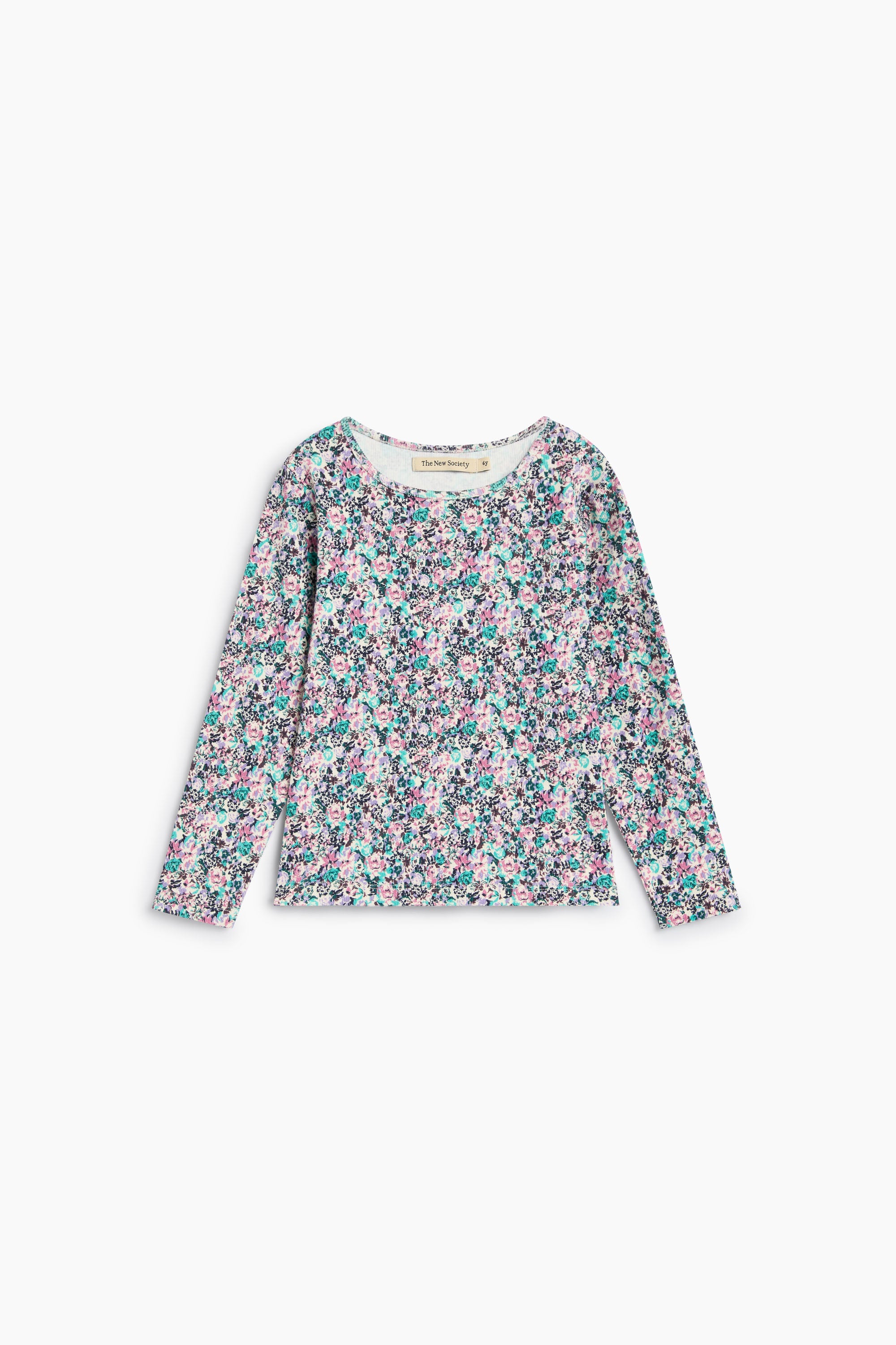 The New Society TNS Rib Tee - Ashby Print
