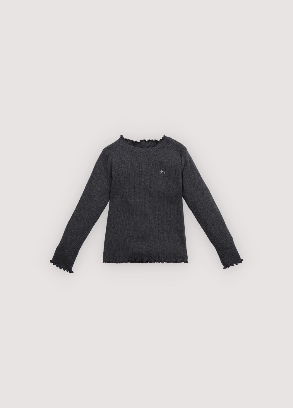 The New Society TNS Rib Tee - Galactic Grey Melange