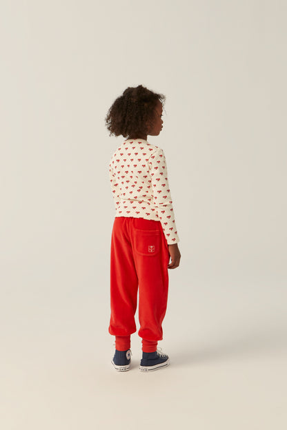 The Campamento Red Bows T-shirt - Ecru