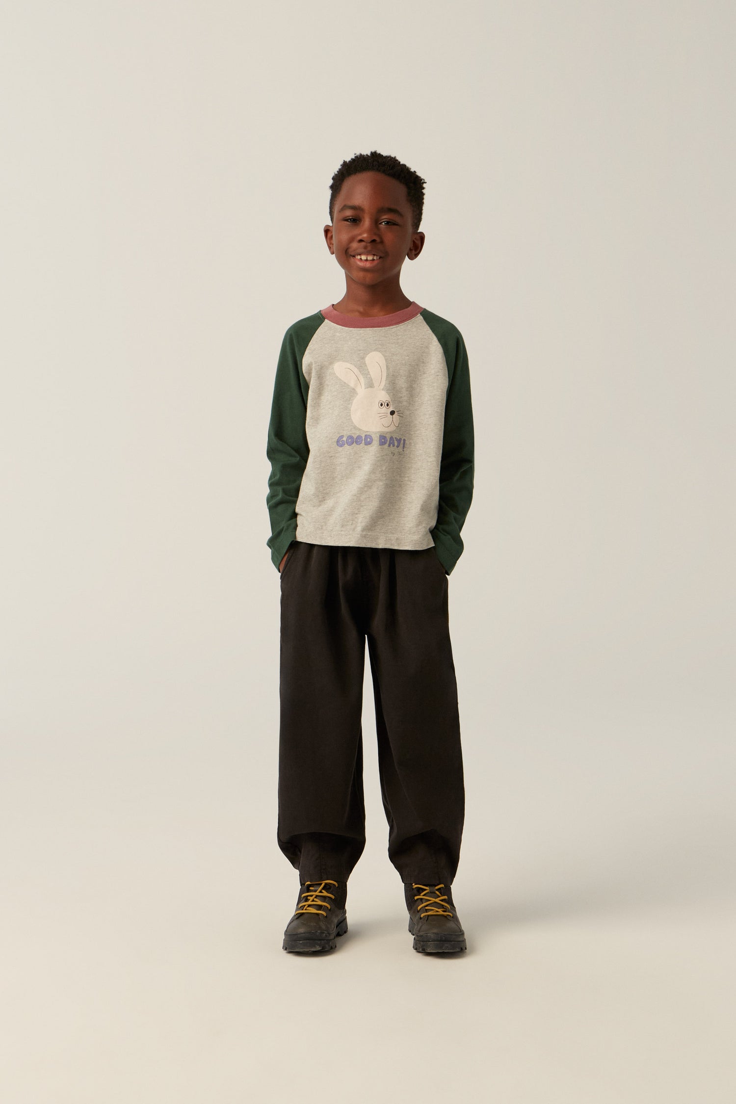 The Campamento Grey Washed Trousers - Grey