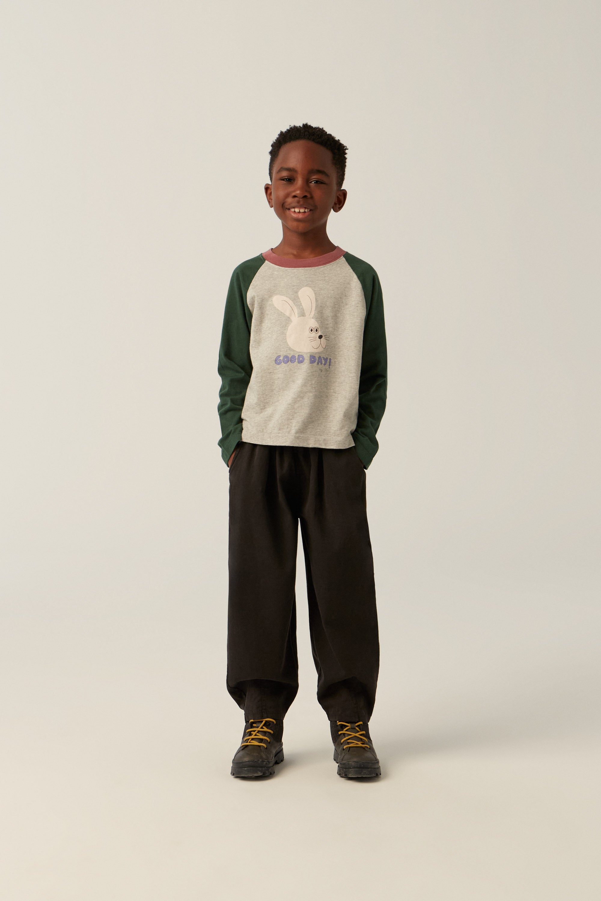 The Campamento Grey Washed Trousers - Grey
