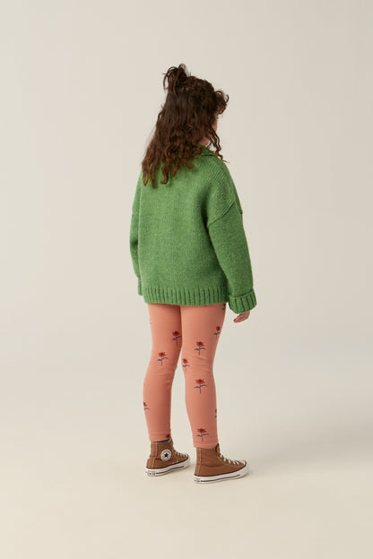 The Campamento Flowers Pink Leggings - Pink