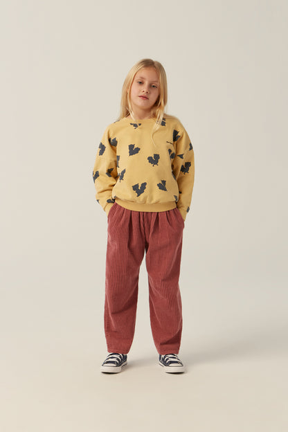 The Campamento Blue Squirrels Sweatshirt - Yellow