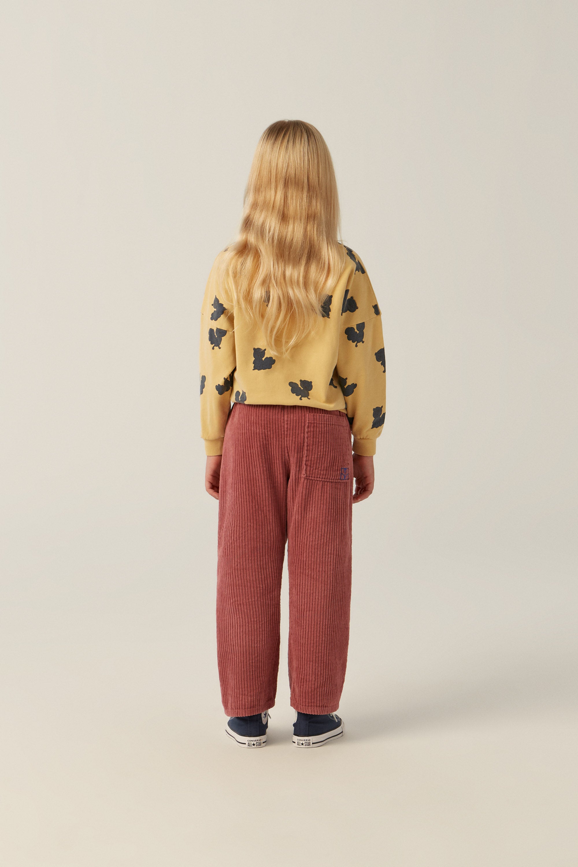 The Campamento Blue Squirrels Sweatshirt - Yellow