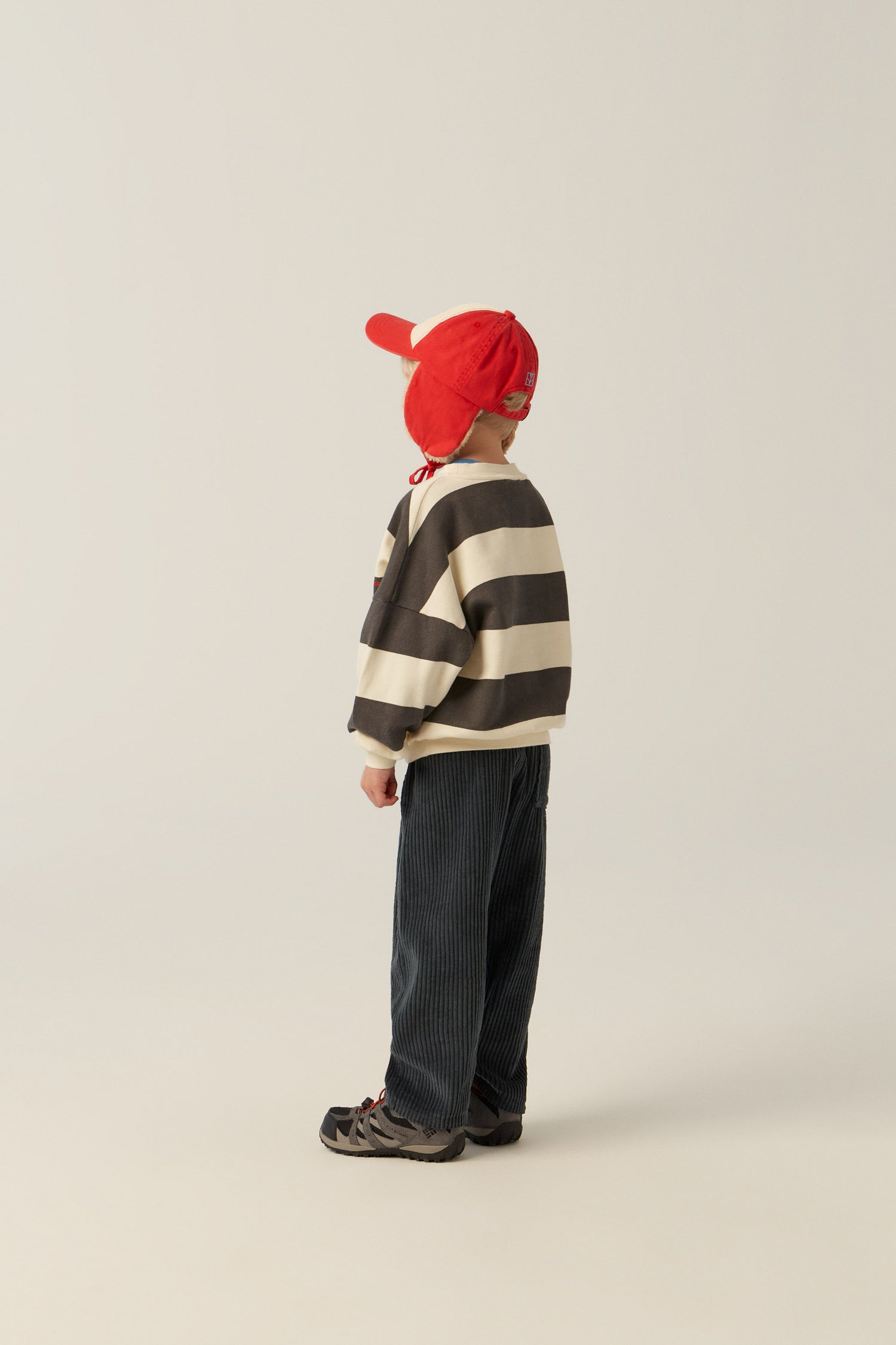 The Campamento Grey Stripes Sweatshirt  - Grey
