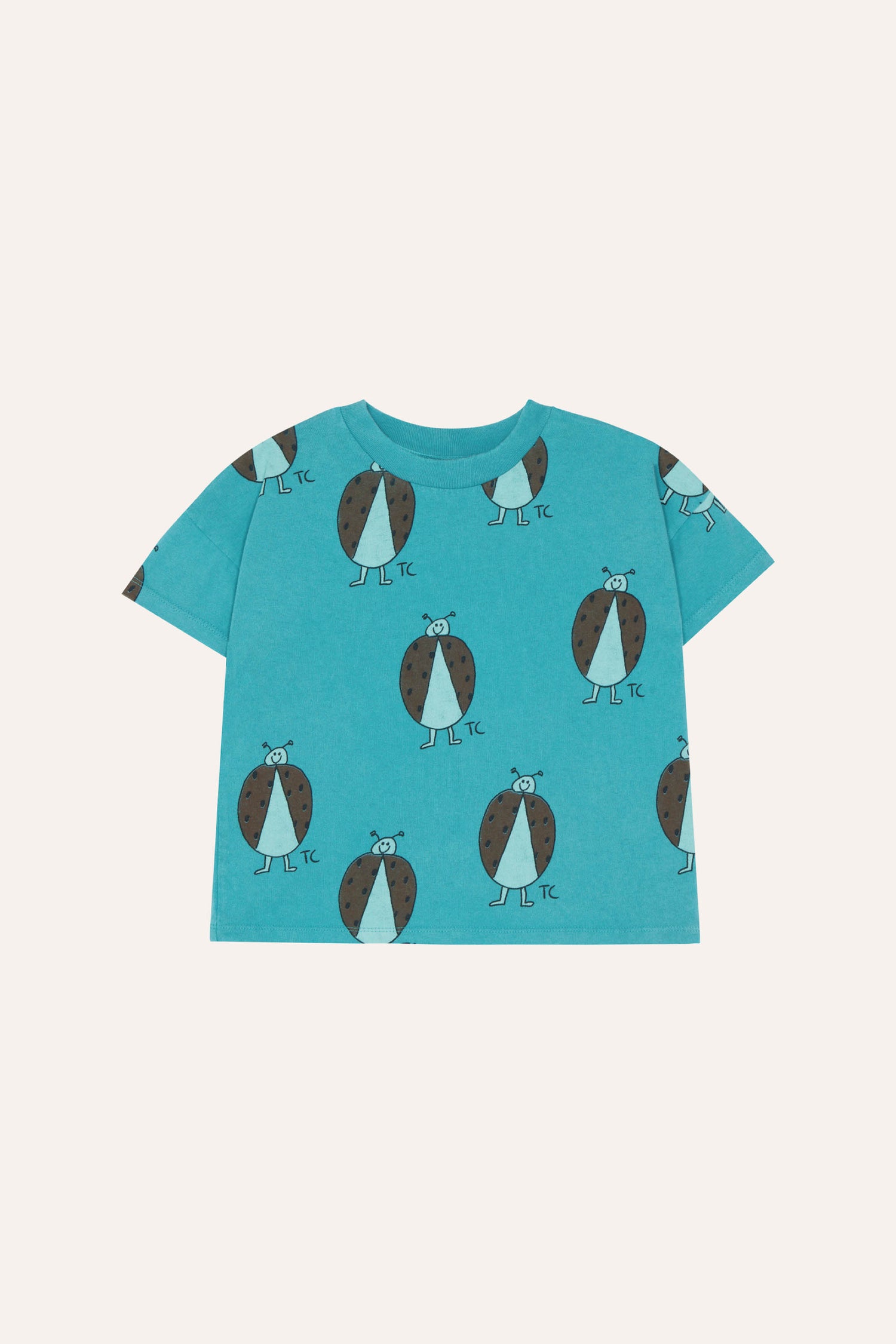 The Campamento Ladybug Allover Blue T-shirt - Blue