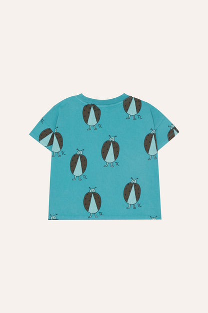 The Campamento Ladybug Allover Blue T-shirt - Blue