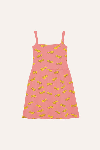The Campamento Falling Stars Allover Dress - Pink