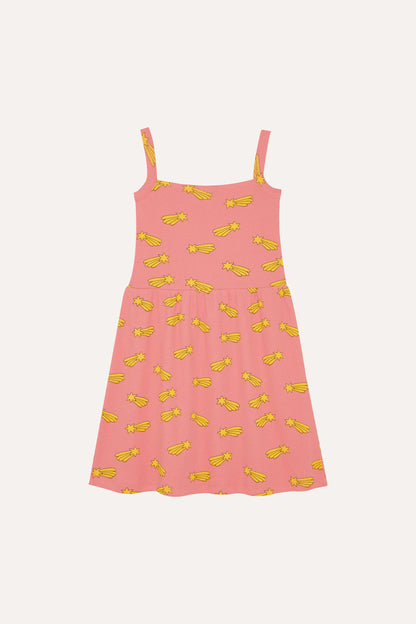 The Campamento Falling Stars Allover Dress - Pink