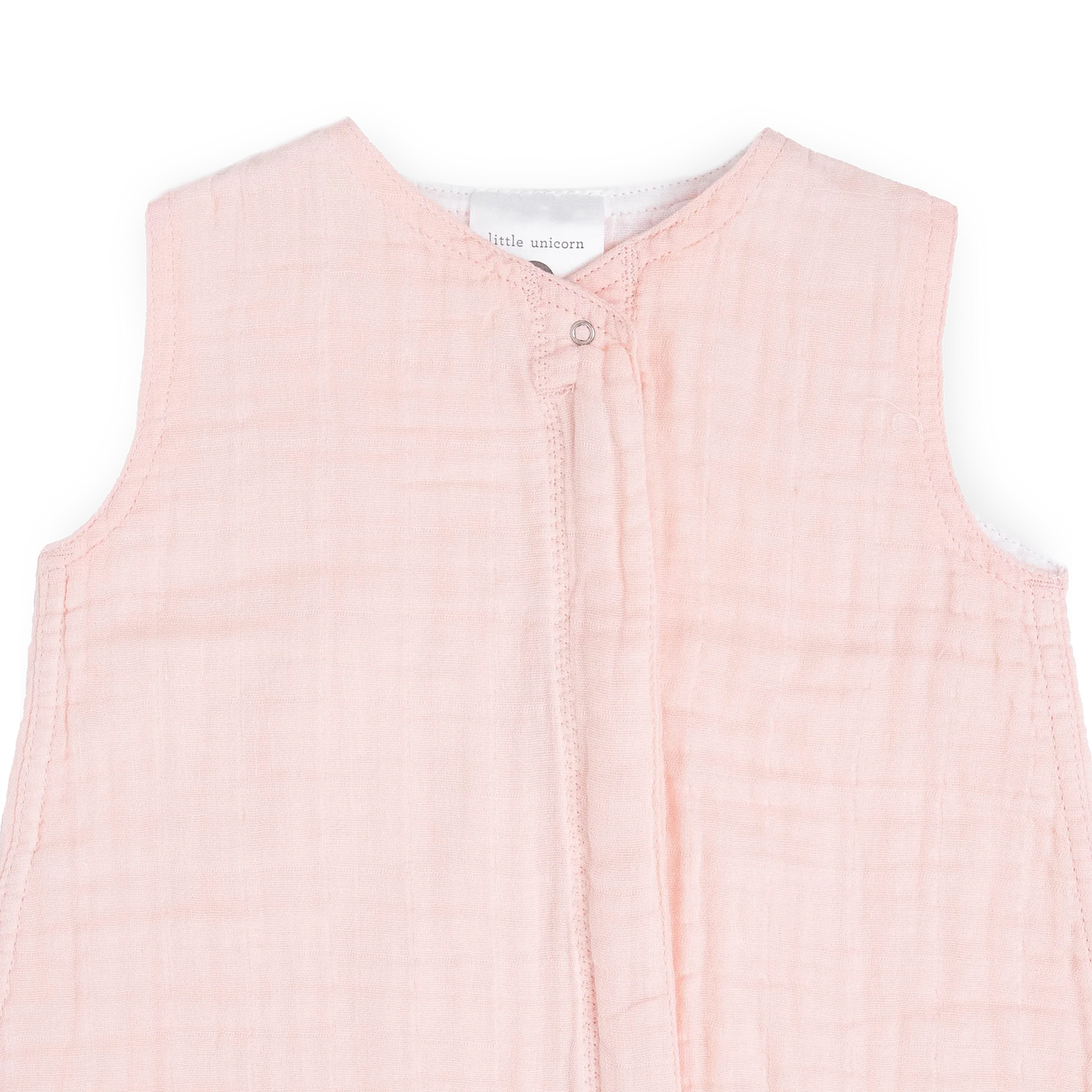 Little Unicorn Cotton Muslin Sleep Bag - Light Pink