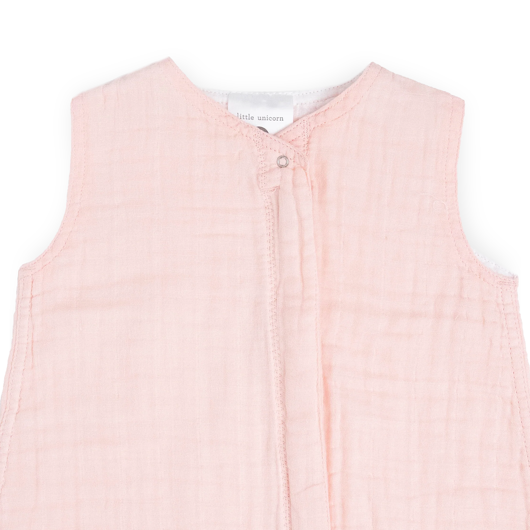 Little Unicorn Cotton Muslin Sleep Bag - Light Pink