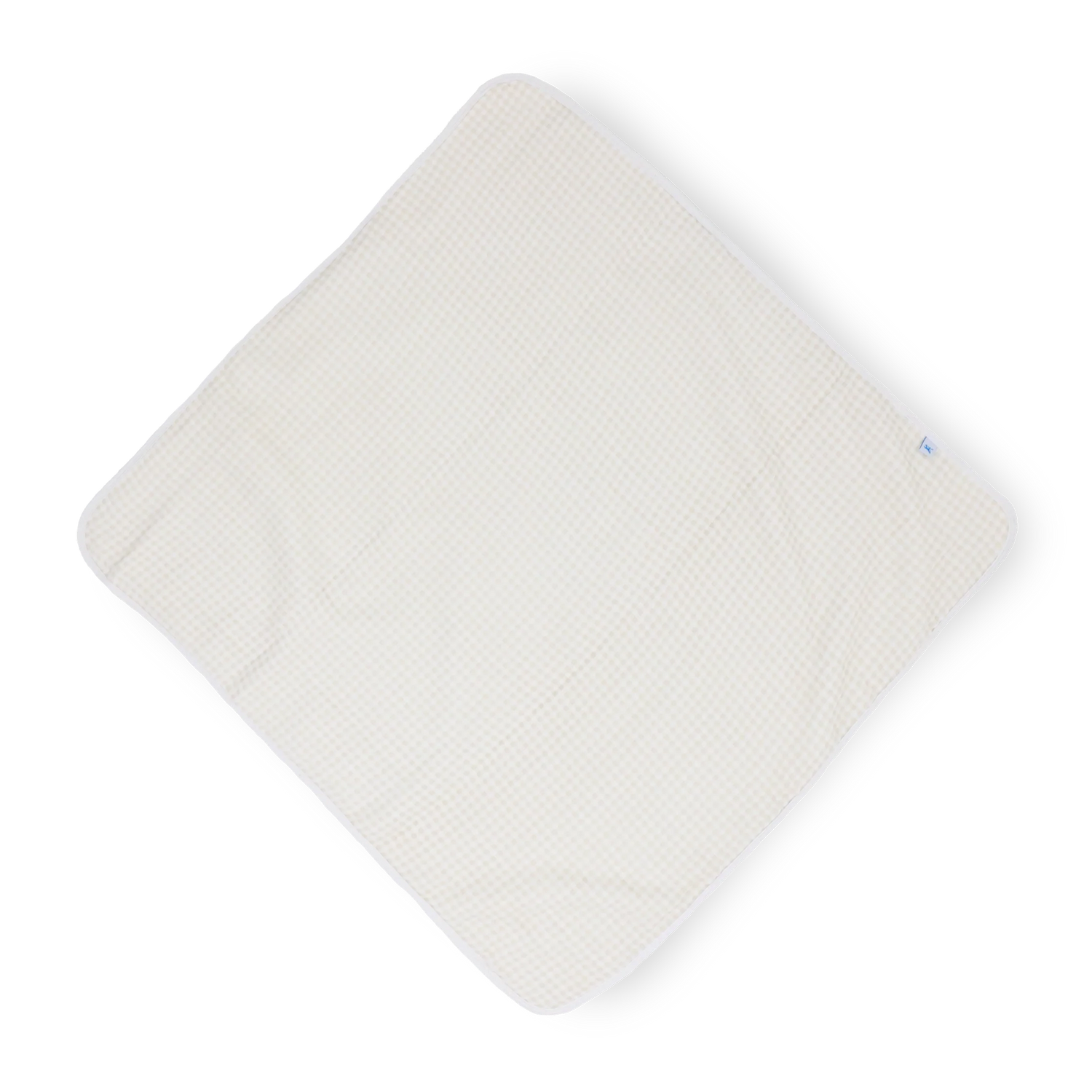 Little Unicorn Infant Hooded Towel - Tan Gingham