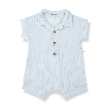 1 + In The Family Vittorio Jumpsuit - Misty-blue