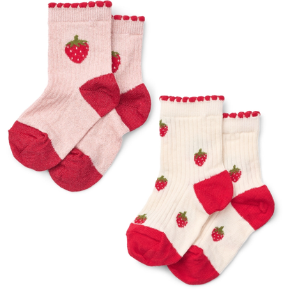 Flöss Vibe Socks 2 Pack - Glitter Berry 2 Pack