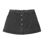 Tocoto Vintage Black Denim Skirt