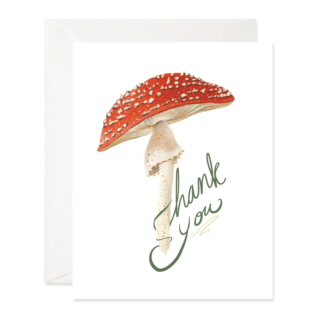 Good Juju Ink Thank You Card - Mushroom