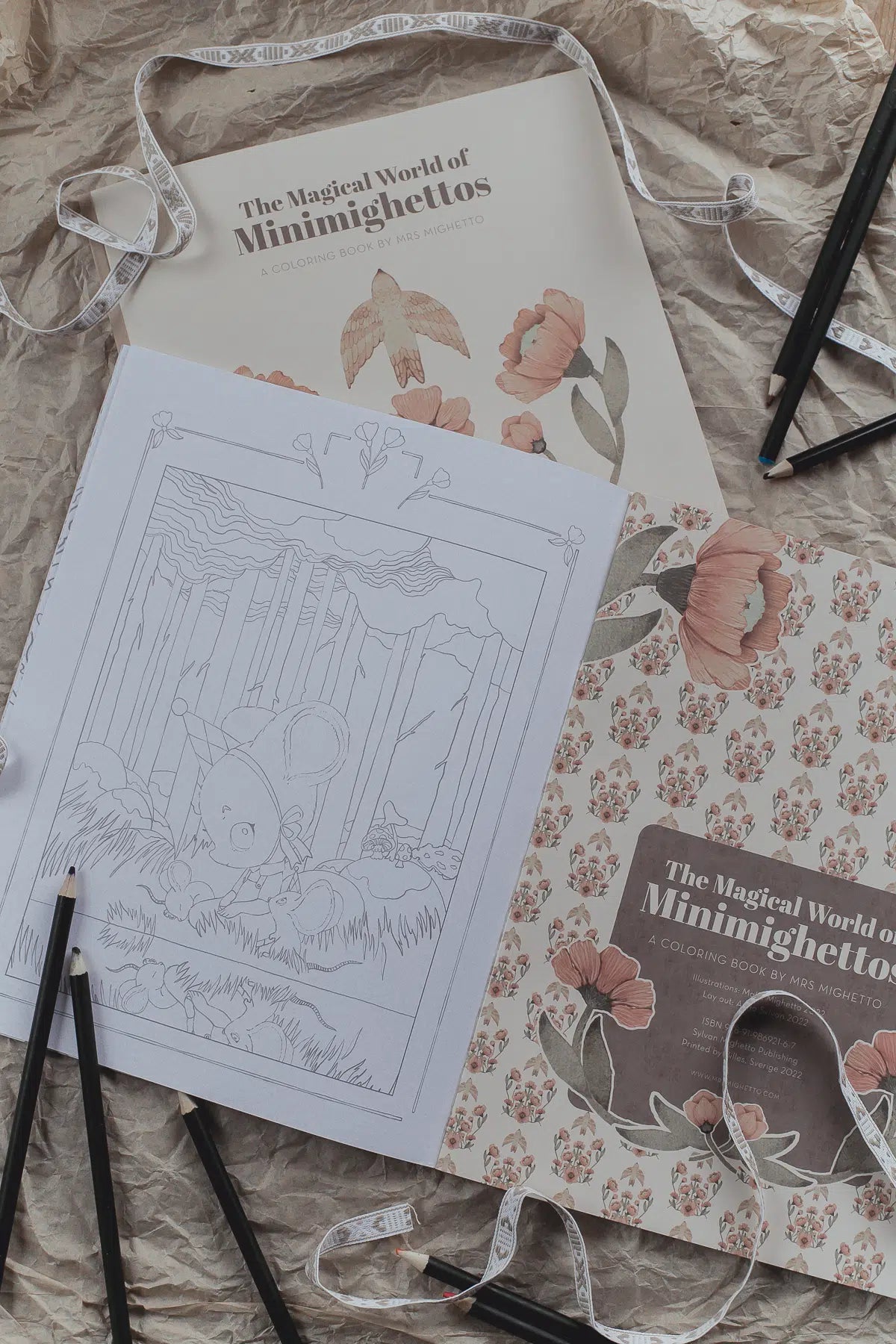 Mrs. Mighetto Coloring Book - The Magical World of Minimighettos