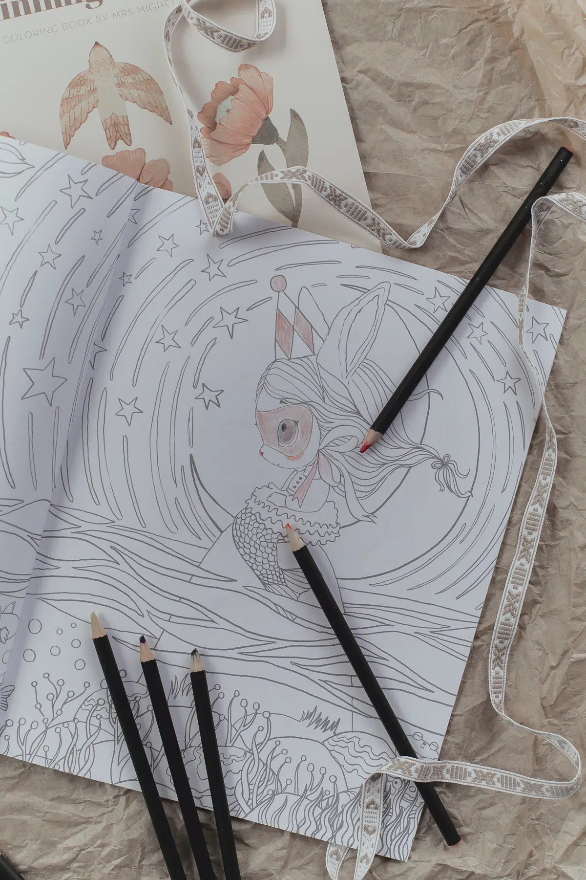 Mrs. Mighetto Coloring Book - The Magical World of Minimighettos