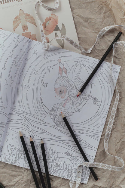 Mrs. Mighetto Coloring Book - The Magical World of Minimighettos